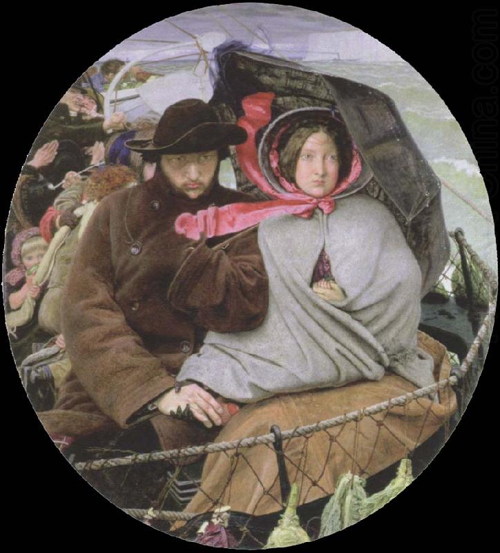 Ford Madox Brown the last of england china oil painting image